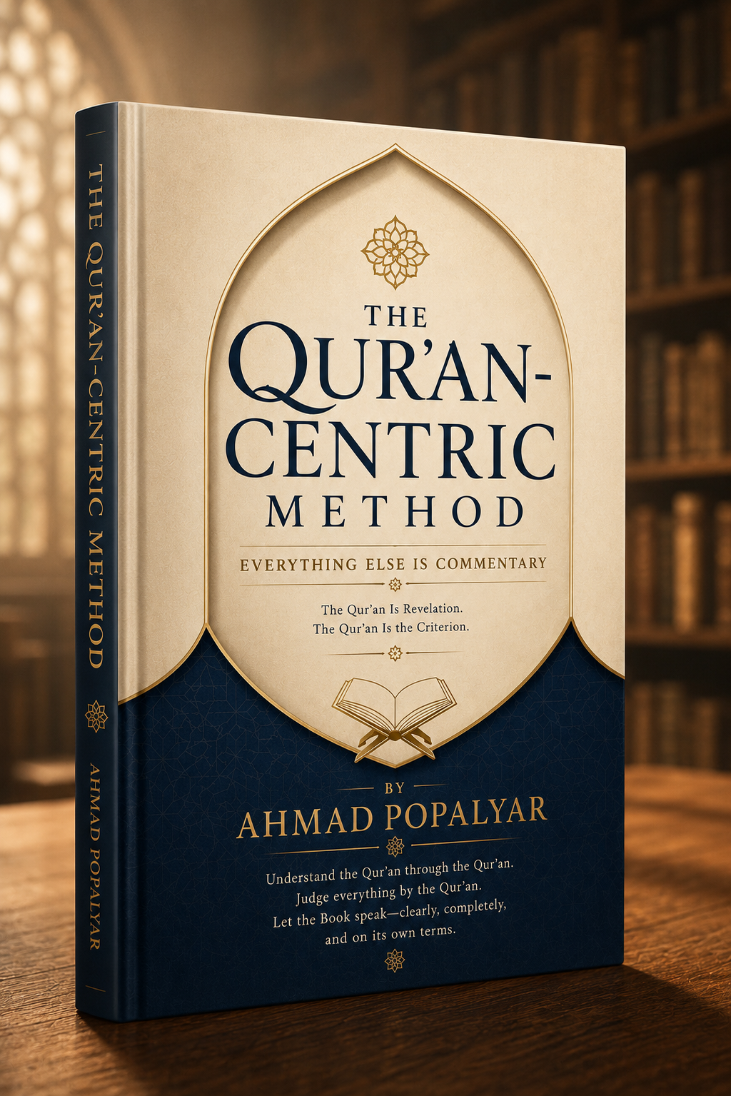 The Quran Centric Method standing on a table